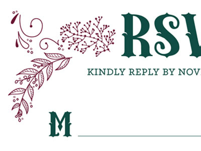 Wintery Wedding Invitation 2 design invitations wedding winter