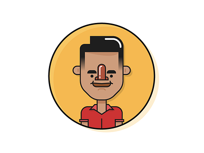 Column Five Team Player - Walter Olivares character designer dude portrait shiny hair team