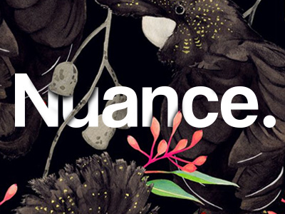 Nuance Black animal branding design floral graphic illustration logo typography