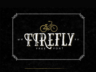 Free - Firefly Typeface bold download font fonts free freebie gift hand drawn handdrawn typeface