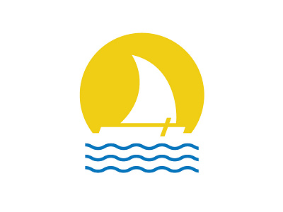 Sailboat oar ocean sail boat sailboat sails sun sunset waves