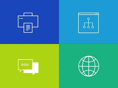 Business Icons business colorful icons simple vector woo