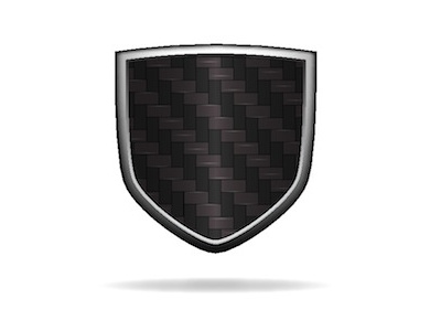 Carbon Fibre logo carbon carbon fibre graphic illustrator logo shield vector