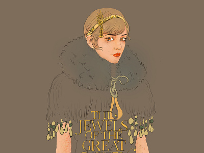 Daisy girl illutration
