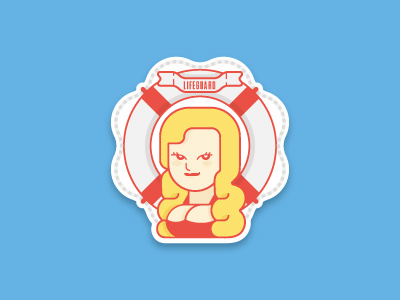 Lifeguard character contest illustration lifeguard sea summer vector woman