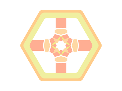 Pipes and Shapes hectagon hexagon neon octagon pantone pastel pipes shapes star vector warm