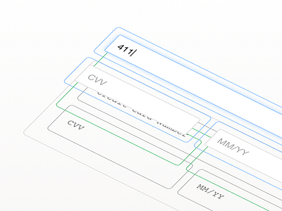 Hosted Fields 3d animation checkout css