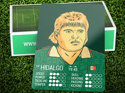 Piojo Kampion Card Game card card game illustration kampion card game miguel herrera piojo soccer
