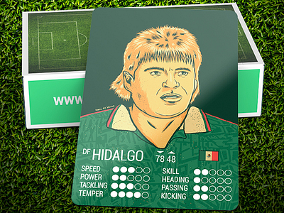 Piojo Kampion Card Game card card game illustration kampion card game miguel herrera piojo soccer