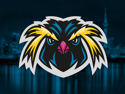 Auckland Rockhoppers - Primary logo auckland competition concept hockey icehl icethetics rockhoppers sportslogo