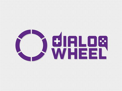 Dialog Wheel dialog wheel gaming logo purple