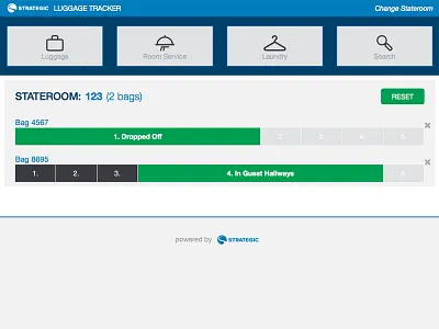 Luggage app css html luggage track tracking web