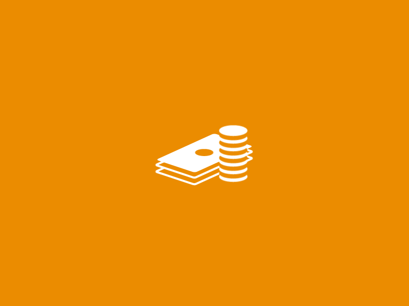 Money animation motion