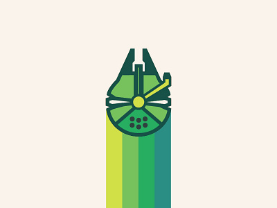 Day 04 - Transportation/Modern Logo logo logo a day millennium falcon modern