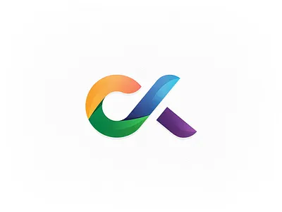 Alx Logo a abstract alx colorful l monogram x