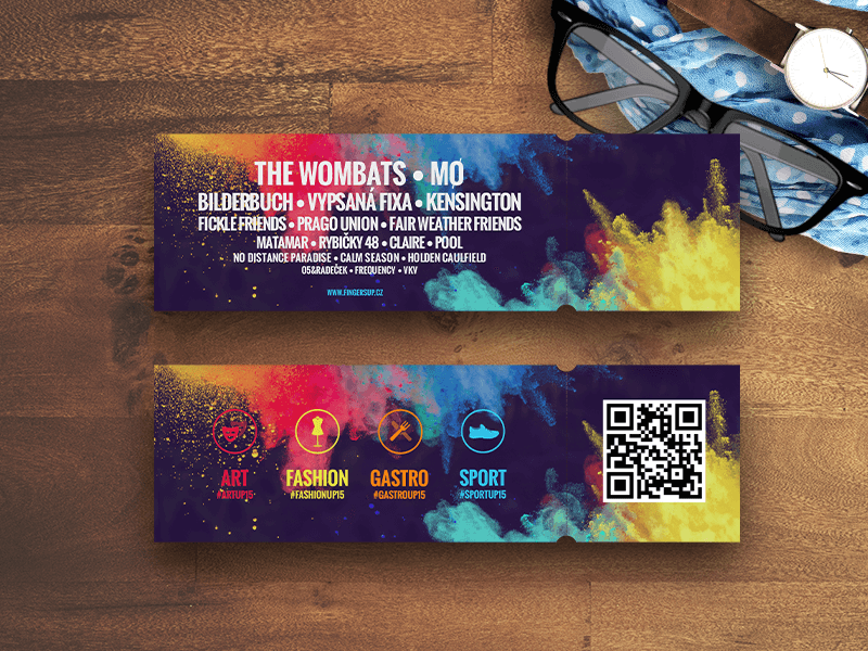 Example of FingersUp - tickets