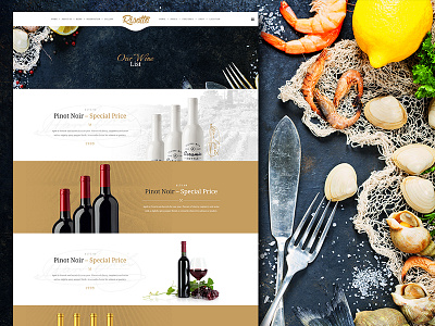 Food & Wine amazing avathemes beautiful bold clean food fresh restuarant tasty themeforest