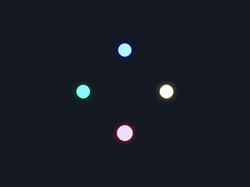 Liquid Dot Loader 2 aftereffects color dots illusion liquid loader loop optical rotation seamless