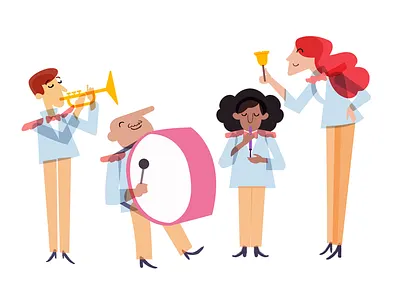 Marching Band band bell drum music trumpet whistle