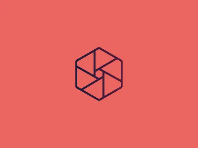 Hexee geometric geometry. hexagon icon logo logomark monogram
