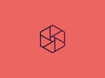 Hexee geometric geometry. hexagon icon logo logomark monogram