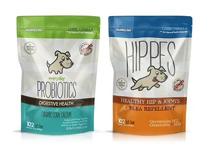 Dog Treat Packaging bag dog illustration nutrition packaging pet pets pouch supplement