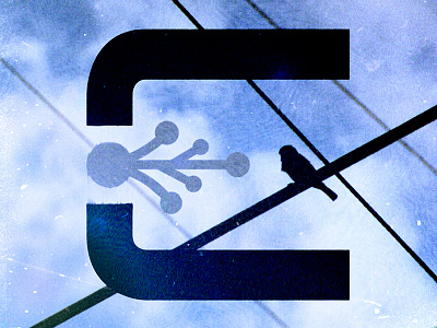 Cyticre Sparrow bird c circle cyticre logo mark