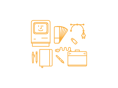 Designer's Icons bezier designer dynamite icon icons mac mexico monterrey pantone sketchbook tonico wacom