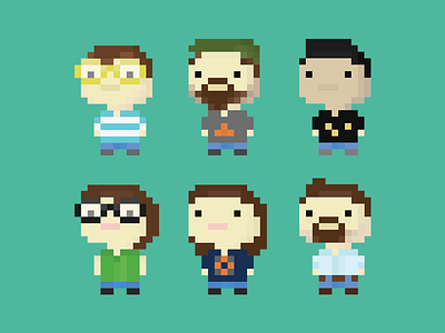 Nearsoft Design Team Pixel Art design team illustration pixel art pixelart