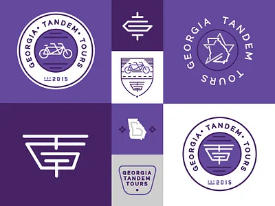Bikes n' Stuff bikes brand brand identity branding exploration identity logo mark monogram tandems wip work in progress