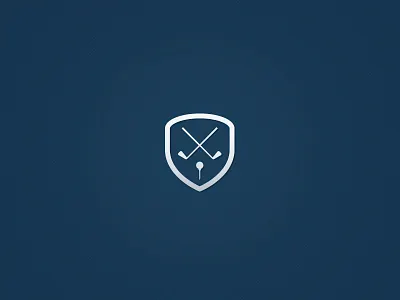 Golf Icon crest golf icon vector