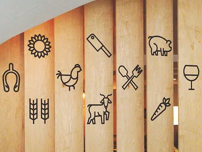 Mission Interior branding icons identity interior kitsilano mission restaurant vancouver