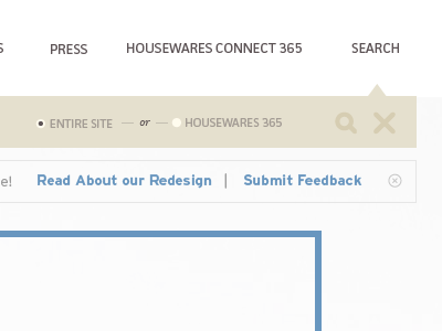 Search pattern / International Housewares Association beige blue pattern search