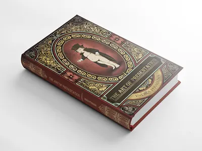 Victorian-Styled Book Cover art book cover craft decorative digital illustration ornament painting vector victorian vintage