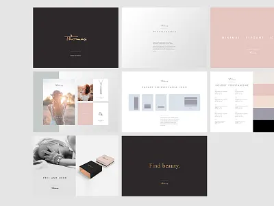 Thomas Brand Guidelines book brand guide guidelines identity jewelry logo poland style thomas