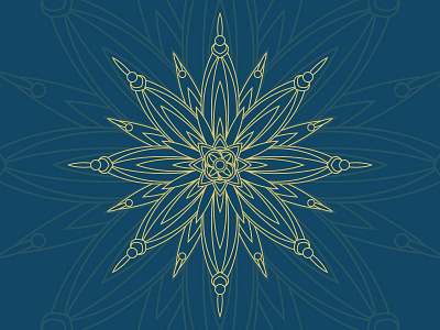 Abstract Star lines pattern vector