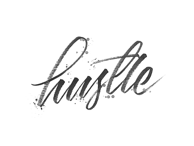 The work day hustle. brush script brushpen calligraphy goodwork hand lettering hand made handmade lettering script sketch tombow typography