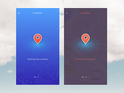 Autolocate animation blue india loader location map pin saurabhj ui