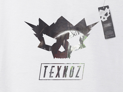 TEXNOZ Logo gamer logo gaming gaming logo grunge logo skull twitch typo