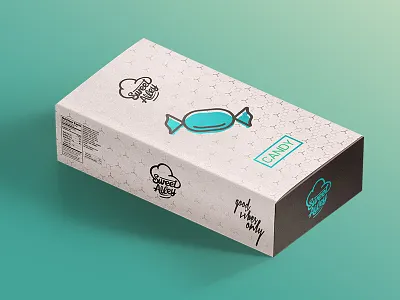 Sweet Alley - Good vibes only artisan branding candy coffee cool dessert hip ice cream packaging sweet yogurt