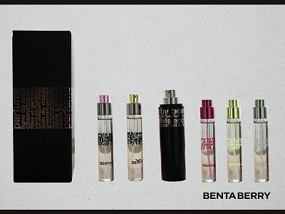 Benta Berry packaging beauty clean colors design illustrator packaging perfume photoshop simple