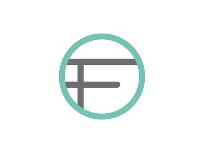 Un-used Architectural F architectural brand circle f mark simple