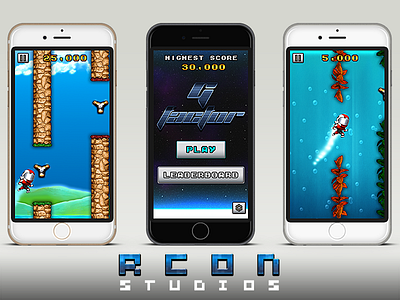 Gfactor Mobile Game game gfactor mockup photoshop rcon studios ui