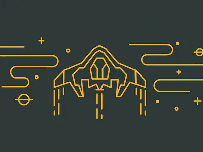 The Milano art galaxy guardians. illustration line milano poster sci fi space spaceship