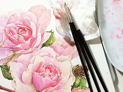 flower illustration for wedding invites flowers illustration roses watercolor