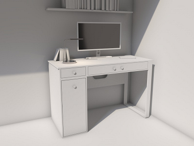 Lit Room c4d cinema4d physical render progress render