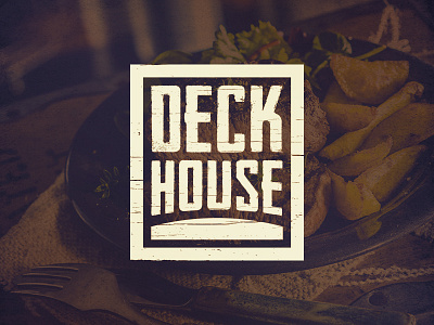 Deck House bar brand deck house design logo pub stamp tavern vector