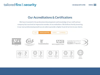 Accreditations List accreditations club studio responsive toggle web design