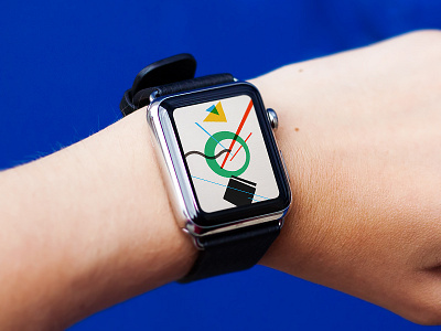 Suprematism apple art suprematism watch