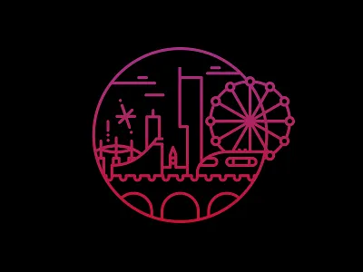 Manchester Skyline illurstration landscape manchester skyline